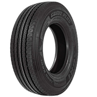 Pneu 295/80R22.5 18PR 152/149L Curve Plus F1 Xbri - Banda mais larga e sulcos mais profundos