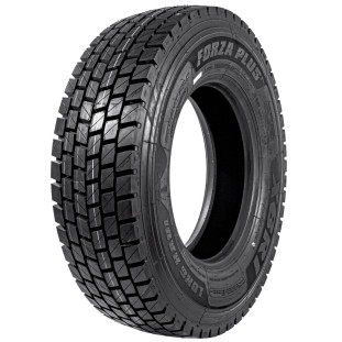 Pneu 295/80R22.5 18PR 152/149L Forza Plus F1 Xbri - Banda mais larga e sulcos mais profundos